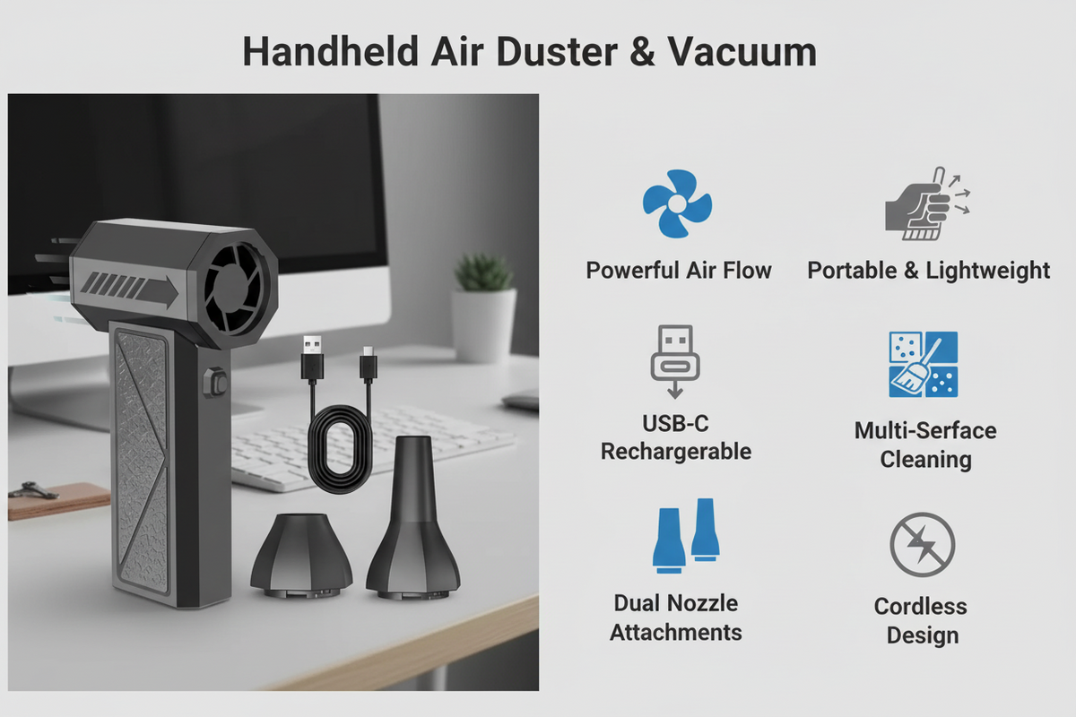 Powerful Air Blower - Portable / 4 Speed
