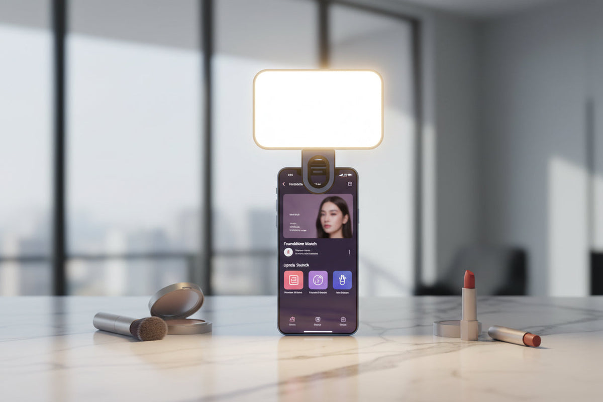 Portable LED Selfie Light - Clip-On