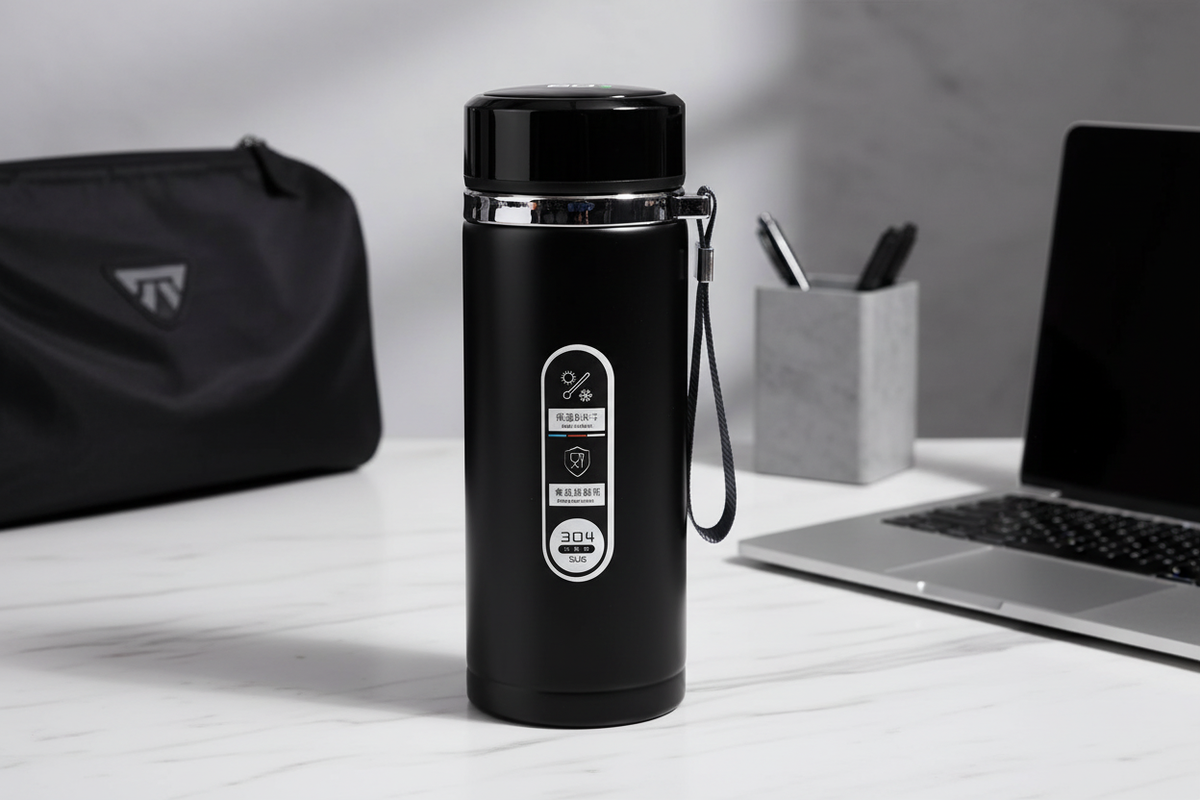LED Insulated Flask - Temp Display